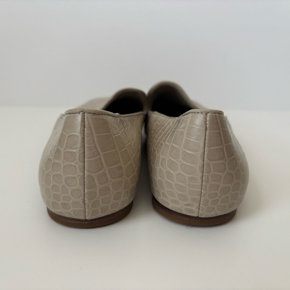 Vince Clark Loafers 7 Square-Toe Croc-Embossed Leather - Picture 4 of 9